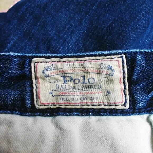 Vintage Bell Bottom Jeans 70s Ralph Lauren POLO Authentic 1970s - Picture 2 of 16